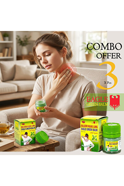 Other Eagle Green Balm for Joint and Muscle Pain Relief - 20g X 3 Pcs
