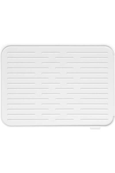 Brabantia Silicone Dish Drying Mat, Light Grey, 43.8 x 32.5 x 0.9 cm