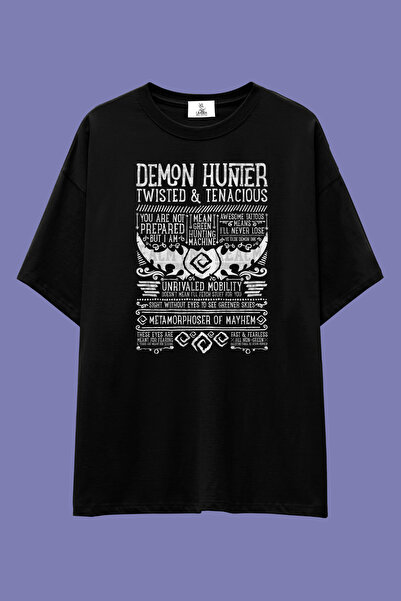 UmbraWear World of Warcraft klase, prilagođeni dizajn, crna široka unisex maj...