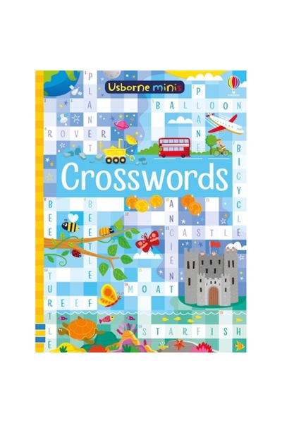 Usborne Book "Crosswords" by Phillip Clarke, 6 years+,
