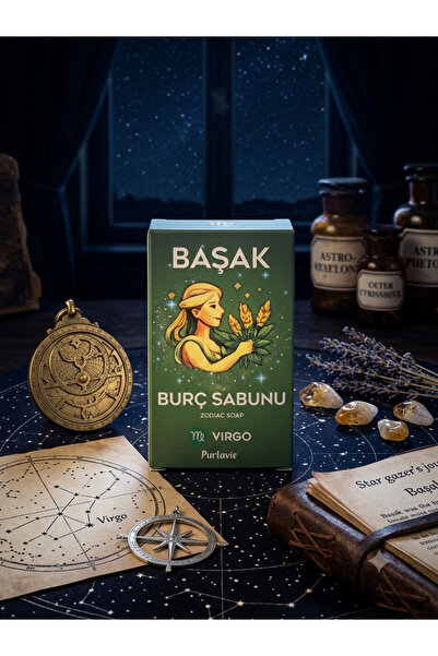 ALYAGLOBALAKSESUAR Virgo Zodiac Sign Soap (Virgo) Zodiac Sign Themed Solid So...