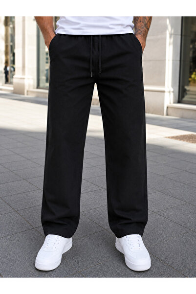 by fiyaka fashion Men's Cotton Linen Premium Quality Baggy Pants (No Showing ...