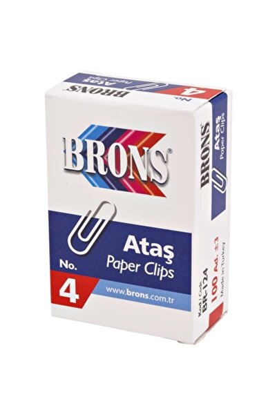 Brons Paper Clip No:4 - 5 Boxes