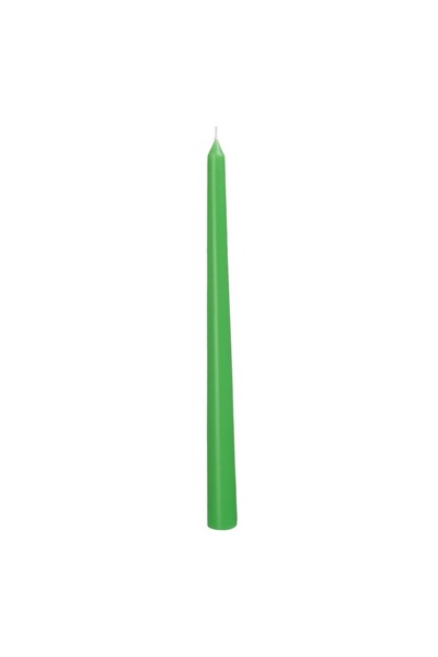 OEM Lumânare conică din parafină verde 2x25cm pentru suporturi de lumânări - ...
