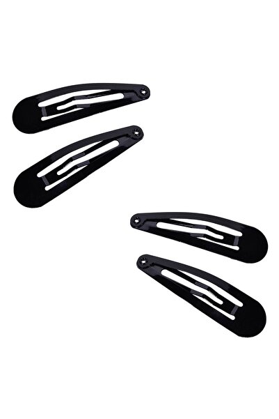 OEM 4 bucăți agrafe de păr din metal negru - Lungime 5cm