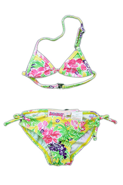 Knot so bad KSB Costum de baie 2 piese verde cu bretea reglabilă și uscare ra...