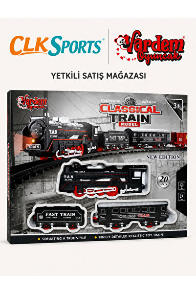 Vardem 20 Parça Işıklı ve Sesli Classic Model Tren Set
