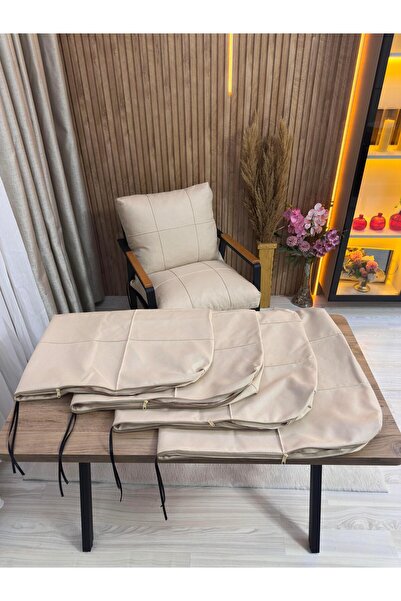HouseART Outdoor Kumaş,Bahçe Minderi,Balkon Minderi,Koruyucu kılıf , 2-1-1 ta...