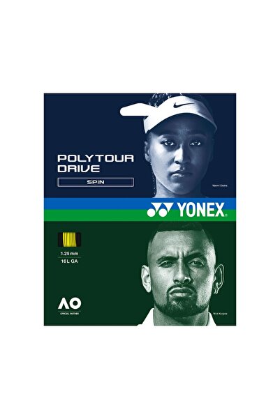 YONEX Racordaj ρακέτας τένις Poly Tour Drive Flash Yellow 125 (12 μέτρα)