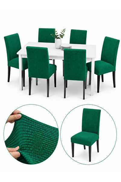 delfin HomeRoy Set 6 Huse Scaune Universale Supra - Elastice Set 6 bucăți