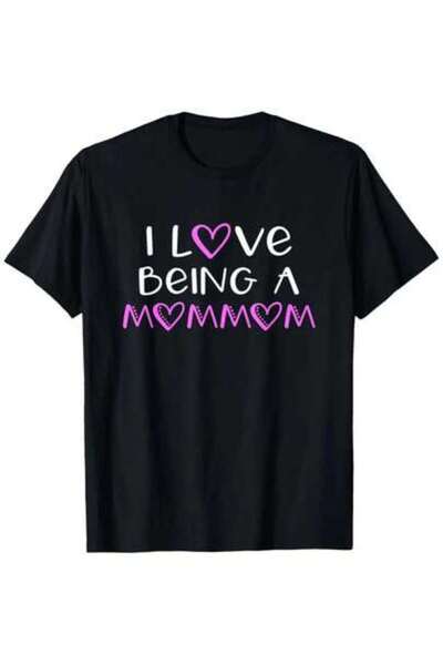 799 تي شيرت I Love Being A MomMom Cute Cool Mom-Mom ذو تصميم فضفاض جديد للجنس...