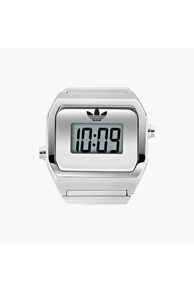 adidas Digital Two Ring Women's 20 MM Silver Digital | AOST26037