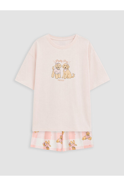LC Waikiki Printed Girls' Shorts Pajama Set for Style Enthusiasts from Uzg Store