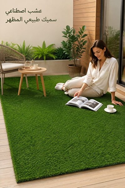 Generic One Pe Pp Drainage Artificial Grass Carpet 2x4m 40mm Uv Resistant Hig...