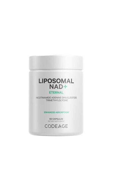 Codeage Liposomal Nad+ Eternal, Nicotinamidă Adenină Dinucleotidă Trimetilgli...