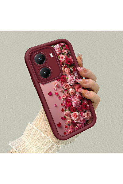 SLIMFELT Poco X7 Pro Uyumlu Yüksek Kaliteli Çiçek Desenli, Düşmeye Dayanıklı ...