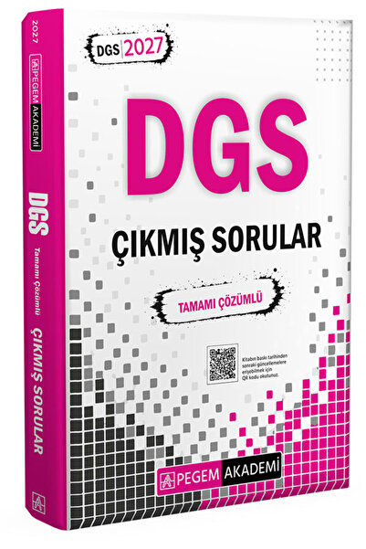 Pegem Akademi Yayıncılık 2027 DGS Çıkmış Sorular Tamamı Çözümlü