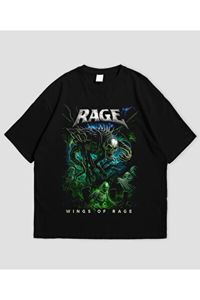 Grafftee Clothing Rage Printed Unisex Oversize T-Shirt