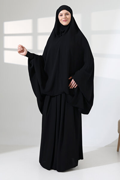 ihvan online Crepe Inner Veiled Needle-Punched One-Piece Hijab Sheet