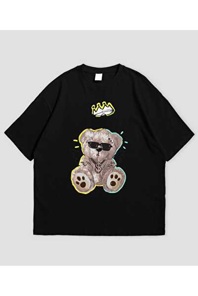 Grafftee Clothing Μπλουζάκι Unisex Oversize με στάμπα Keep Away