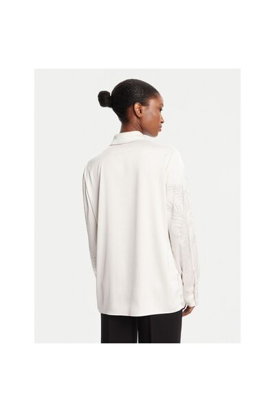 Guess Cămașă de damă W5YH40WFQC2 Crem