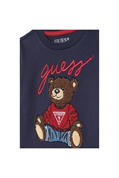 Guess Bluză băieți N4BI08I3Z14 Bleumarin