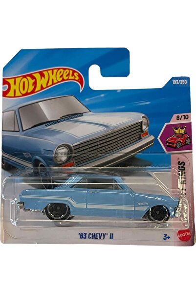 HOT WHEELS سيارة شيفروليه II موديل 63 - سيارة معدنية قابلة للجمع من سلسلة كوم...