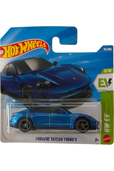 HOT WHEELS بورشه تايكان توربو إس - سيارة لعبة معدنية من السلسلة الخاصة Hw Ev