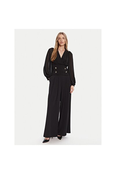RINASCIMENTO Pantaloni Palazzo de damă CFC0125495003 Negru