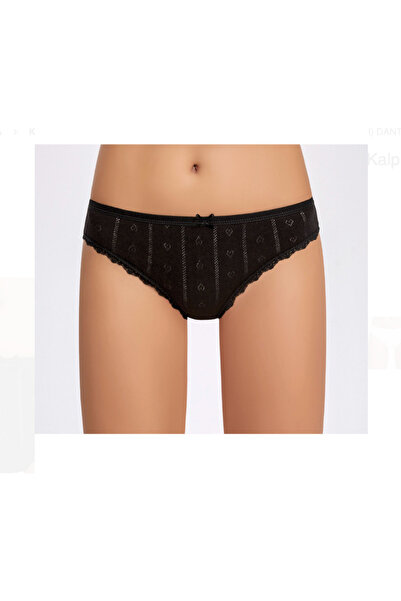 İlke Women'S, 100% Cotton, Heart Patterned, 12-Pack Panties