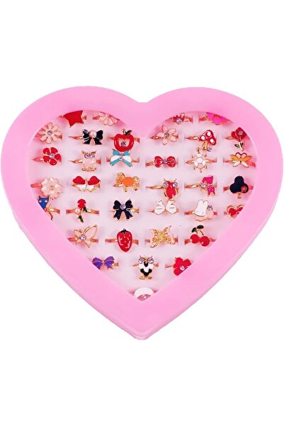 Home Smart Jewelry Set For Kids Adjustable Rings Jewelry for Girl Gift Party ...