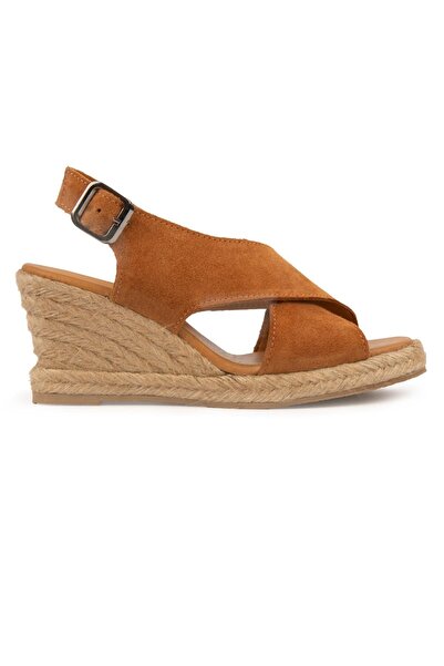 Pegia Wedge Heel Espadrille Sandals Dg6040 Tan