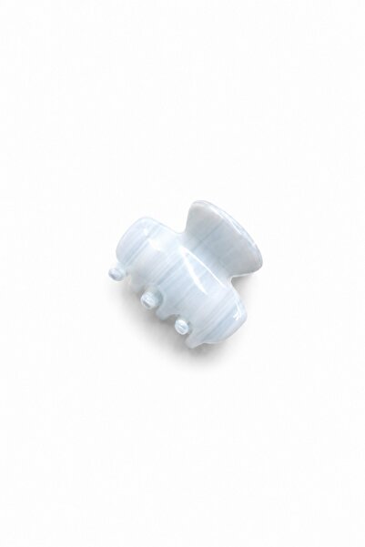 Sose Moda Striped Patterned Small Size Bone Buckle - Gray