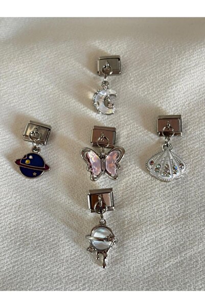 bijoux uniques الموسم الجديد: القمر والكواكب والفراشة ونبات الزنبق وصدفة البح...
