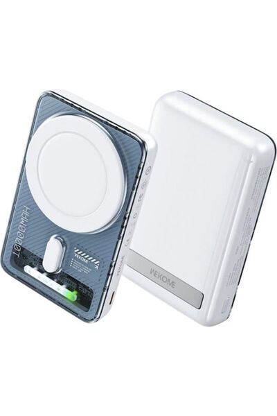 WK WP-52 MagSafe Power Bank 10000mAh 20W με θύρα USB-C Λευκό