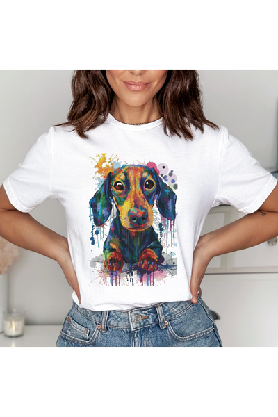Orielle Tricou Câine Drăguț