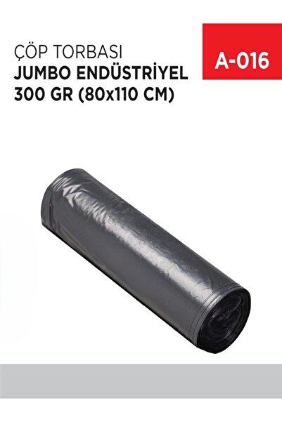 inci çelik aksesuar Trash Bag Jumbo Industrial 300 Gr (80X110 cm)