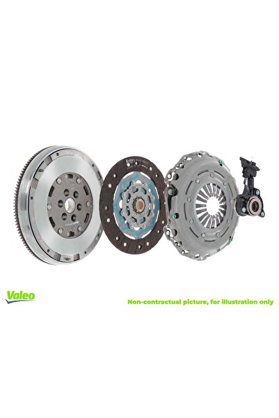 VALEO Kit Set de Ambreiaj cu Rulment si Volant cu Masa Dubla (240mm) Vw Craft...
