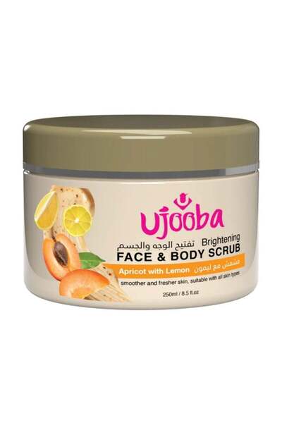 ujooba Face And Body Scrubs Apricot with Lemon 250ml