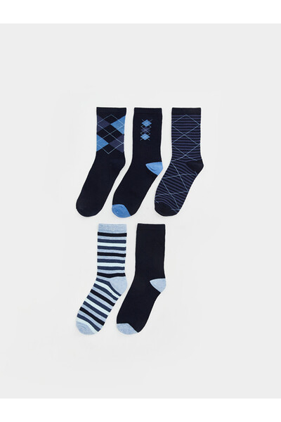 LC Waikiki Patterned Boys' Ankle Socks 5 Pack