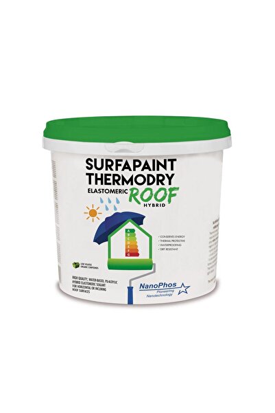 NANOPHOS Vopsea termoizolantă pentru acoperiș, Nano SurfaPaint ThermoDry Roof...