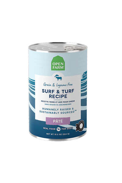 open Farm Surf & Turf Pate Wet Dog Food 354G
