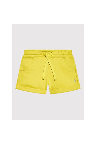 United Colors of Benetton Κοριτσίστικο Αθλητικό Σορτς 3J68I0973 Κίτρινο