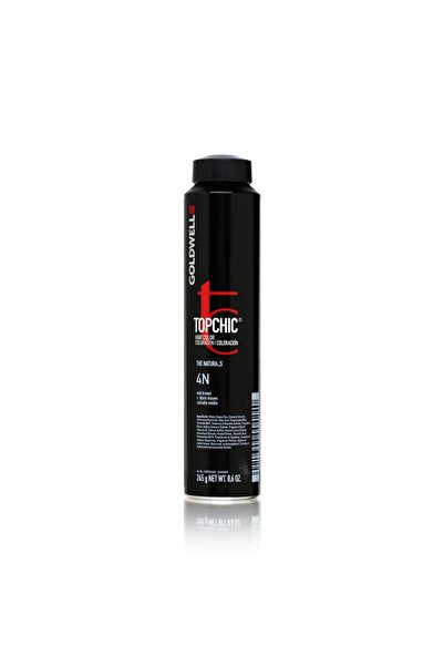 GOLDWELL TopChic, Vopsea de păr permanentă, 4N Maro Mediu, 250 ml