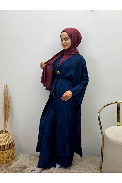 JOOQSTORE Kimono Set with Belt, Loose Cut, Double Set