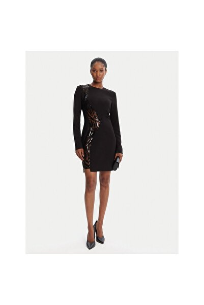 Just Cavalli Rochie de cocktail pentru femei 79PAO918 N0587 Negru