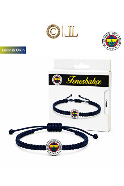 Fenerbahçe New Season Unisex Macrome Logo Design Bracelet Adjustable Special Box