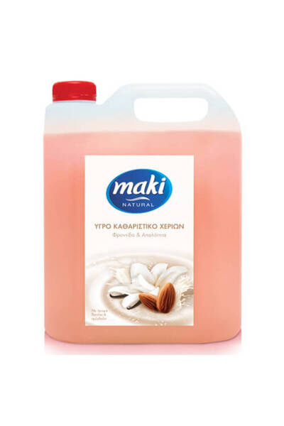 Maki ΜΑΚΙ ΚΑΘΑΡΙΣΤΙΚΟ ΧΕΡΙΩΝ 4lit - (ΒΑΝΙΛΙΑ ΚΑΙ ΑΜΥΓΔΑΛΟ)
