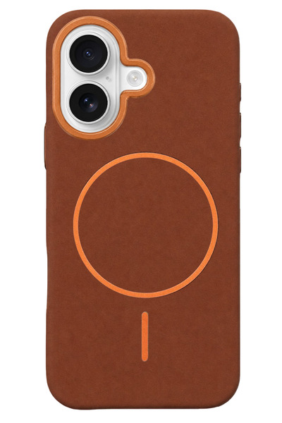 Joko غطاء ILKESTOR iPhone 16 Luno Leather Magsafe (172313) - بني