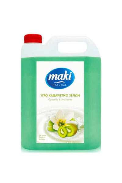 Maki ΜΑΚΙ ΚΑΘΑΡΙΣΤΙΚΟ ΧΕΡΙΩΝ 4lit - (ΓΙΑΣΕΜΙ ΚΑΙ ΑΚΤΙΝΙΔΙΟ)